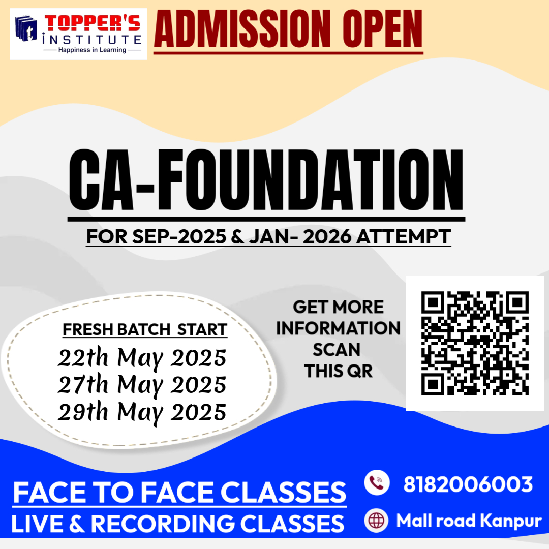 CA FOUNDATION BATCH FOR SEP 2025 AND JAN 2026  ATTEMPT
