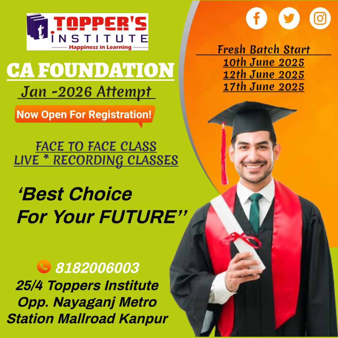 CA FOUNDATION BATCH FOR JAN 2026  ATTEMPT